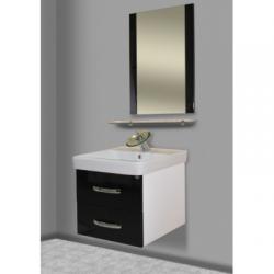 Мебель для ванной Bellezza Рокко 60 подвесная  черная